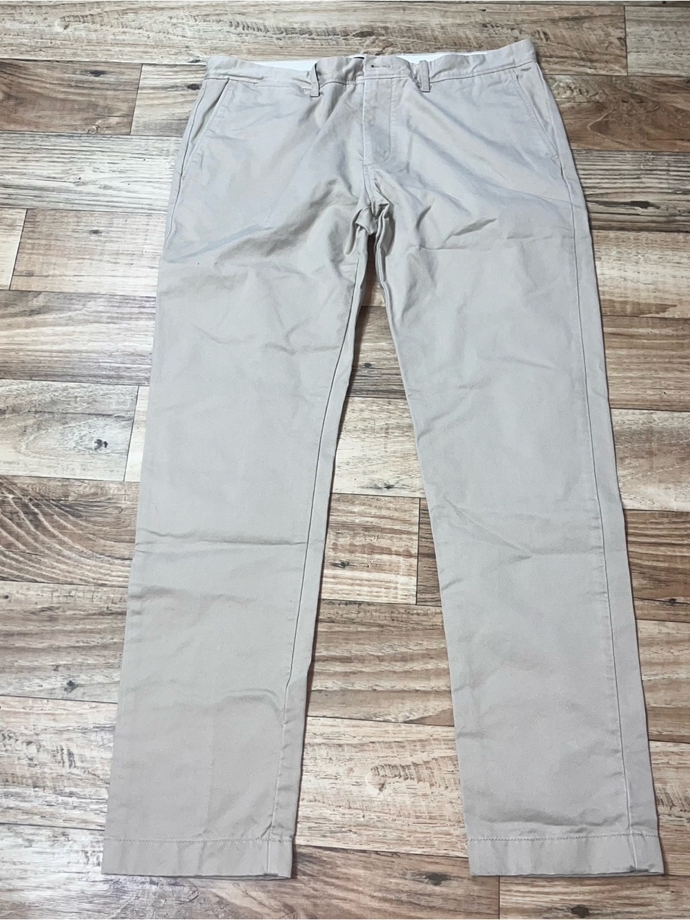 J Crew Men Pants 34x31 Oarsman Khaki Chino Always 484 Slim Preppy Casual Formal